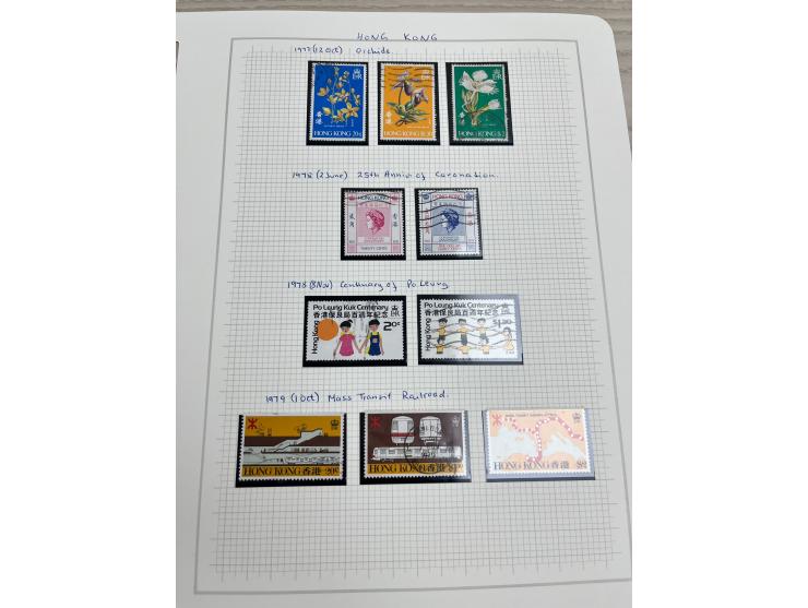 holding on album pages, better including QV used stamp to 96c, KGV Silver Jubilee, KGVI Silver Wedding, etc. Large quantity. 